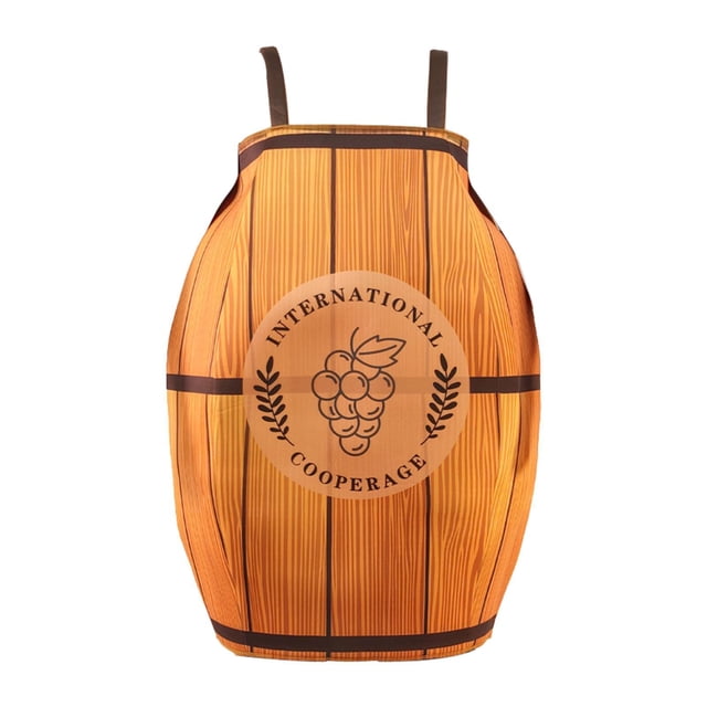 Disfraz de barril de vino para Halloween, disfraz divertido para adultos, ideal para fiestas y accesorios de fotos.