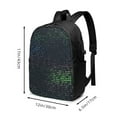 thumbnail image 4 of YFYANG 17" Laptop Backpack, Square Mosaic Fashion Travel Work Backpack with USB and Headphone Cable Interface for Men and Women, 4 of 8
