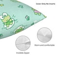 thumbnail image 5 of Keroppi Throw Pillow Cover Decoration Pillow Case Cushion for Home Sofa Couch 22"x22", 5 of 8