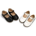 thumbnail image 2 of Toddler Little Girl Mary Jane Dress Shoes Ballet Flats for Girl Party School Shoes Bowknot Princess Shoes, 2 of 6