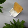 thumbnail image 4 of Seasoning Jars with Lids Multi-functional Square Ceramic Keeper Dustproof Stable Container Restaurant Dispenser Supplies Double, 4 of 7