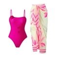 thumbnail image 2 of Two Piece Swimwear High Waist Tankini With Skirt Cover Up Swimming Suits for Women Bathing Suit Poolside Outfit, 2 of 4