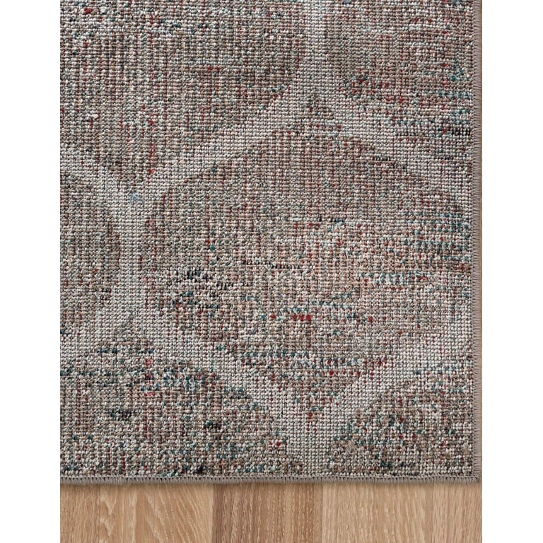 Unique Loom Rounded Trellis Frieze Rug, 7' x 10', Multi