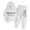White, variant on Outfits for Girls Toddler Girl Fall Clothes Set Warm Sweatshirt Pants Long Sleeve Sweatsuits Winter Hooded Pullover Outfits Size 4T 5T,(Grey 4-5 Years)