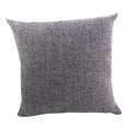 thumbnail image 1 of Elodie Cotton Linen Throw Waist Pillowcase Cover Sofa Car Decor Gray 60x60cm, 1 of 8
