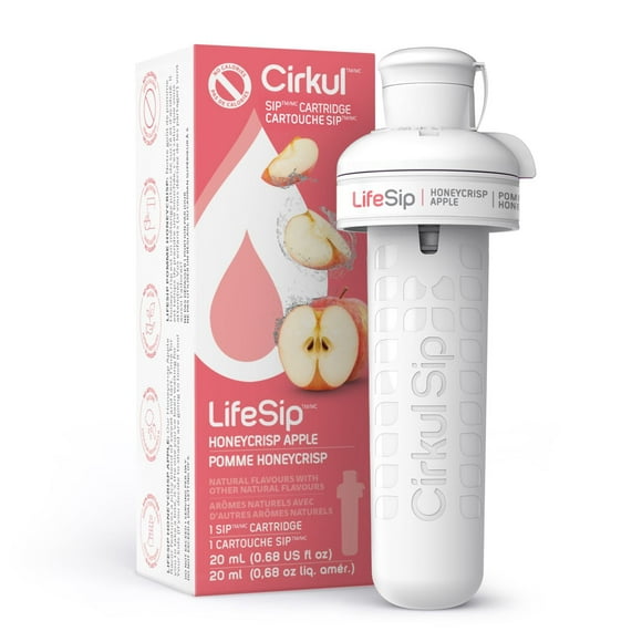 Cirkul LifeSip Aromatisant d’eau à saveur de pomme honeycrisp, paquet d’un cartouche.