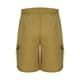 thumbnail image 4 of Pantalones Cortos de Carga de Cintura Elástica para Hombres de Longitud de Rodilla de Corte Recto Sólido, Pantalones Cortos de Bolsillo Casuales con Cremallera de Botón para Uso Al Aire Libre Y Diario, 4 of 7