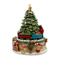 thumbnail image 2 of Kurt S. Adler Kurt Adler 6-Inch Christmas Tree Revolving Music Box Table Piece, Multi Color, 2 of 4