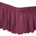 thumbnail image 1 of 2024 Stretch Recliner Slipcover Scalloped Elastic Bed Wrap Around Easy Fit Dust Ruffle Bedskirt /King Sofa Covers for Moving, 1 of 3