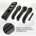 thumbnail image 4 of Unique Bargains 1 Set Window Switch Panel Bezel Door Handle Trim Set for VW Jetta MK4 1999-2004 1J0867171A Black, 4 of 6