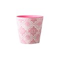 thumbnail image 1 of Matsuzay Maceta de cerámica para flores, maceta redonda para interior y exterior, diseño en relieve, orquídea, hogar, jardín, decoración con sentido Jardín y Patio Rosa Matsuzay HA084187-03, 1 of 6