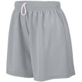 thumbnail image 2 of Ladies Wicking Mesh Shorts L Silver Grey, 2 of 2