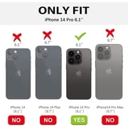 for iPhone 14 Pro Case Liquid Silicone Soft Gel Rubber Microfiber Lining Cushion Cover ShockProof Protective Phone Case for iPhone 14 Pro(6.1 inch)-Yellow