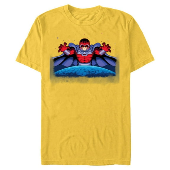 Marvel Studios X-Men ’97 Rise of Jubilee Arcade Game Magneto- Short Sleeve Blended T-Shirt for Adults - Customized-Yellow