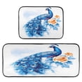 thumbnail image 6 of Ryvnso Peacock Flower Kitchen Rugs Set Non Slip Runner Mats for Dining Room, 6 of 7