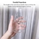 thumbnail image 3 of Advancent Taza de cristal de 400ml con pajita, utensilio para beber agua de té de gran capacidad reutilizable, taza transparente para desayuno, Bar, Mostrada Advancent HA066481-00, 3 of 6