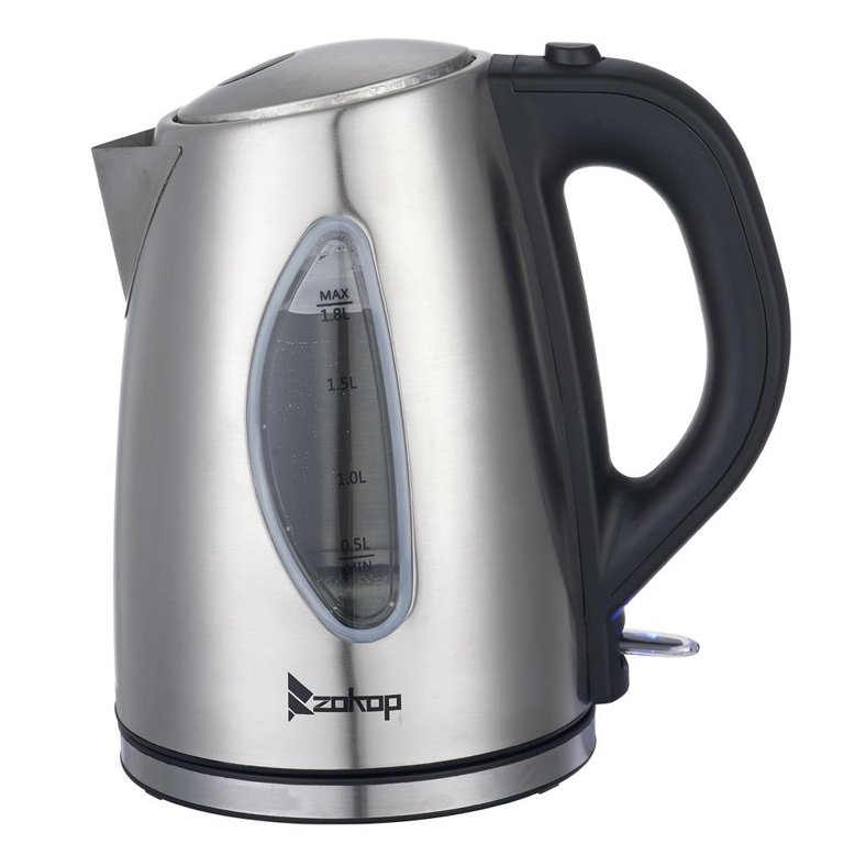 HadinEEon Electric Gooseneck Kettle 100% Stainless Steel BPA-Free Tea Kettle,  Electric Pour Over Coffee Kettle Pot Portable Cordless Teapot with Auto  Shut-Off Protection, 1000 Watt, 0.8L (Silver) 