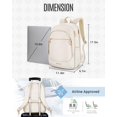 thumbnail image 5 of Mochila LIGHT FLIGHT FLIGHT Travel Laptop 15.6 pulgadas USB negra para mujer, 5 of 5