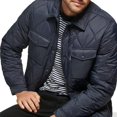 thumbnail image 2 of Calvin Klein - chamarra acolchada para hombre, Shacket Navy, Large, 2 of 4