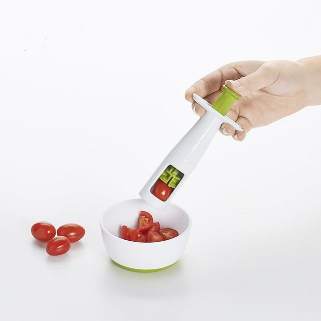 Cortador, Cortador de Tomates, Cortador de Frutas y Verduras, Herramienta de Corte Creativa Multifuncional