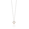 thumbnail image 2 of Mount Rushmore Black Hills 925 Sterling Silver Gold Heart Necklace Love Pendant Friendship Charm Chain, 2 of 3
