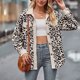 thumbnail image 4 of Camisa Chaqueta de leopardo para mujer, chaqueta holgada con cuello vuelto, chaquetas de gran tamaño para mujer Ygjytge Beige T S para Mujer, 4 of 6