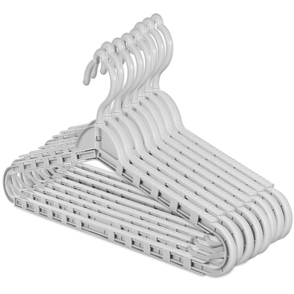 ETEREAUTY Retractable Foldable Clothes Hangers, Space-Saving Wardrobe Organizer in Multiple Assorted Colors
