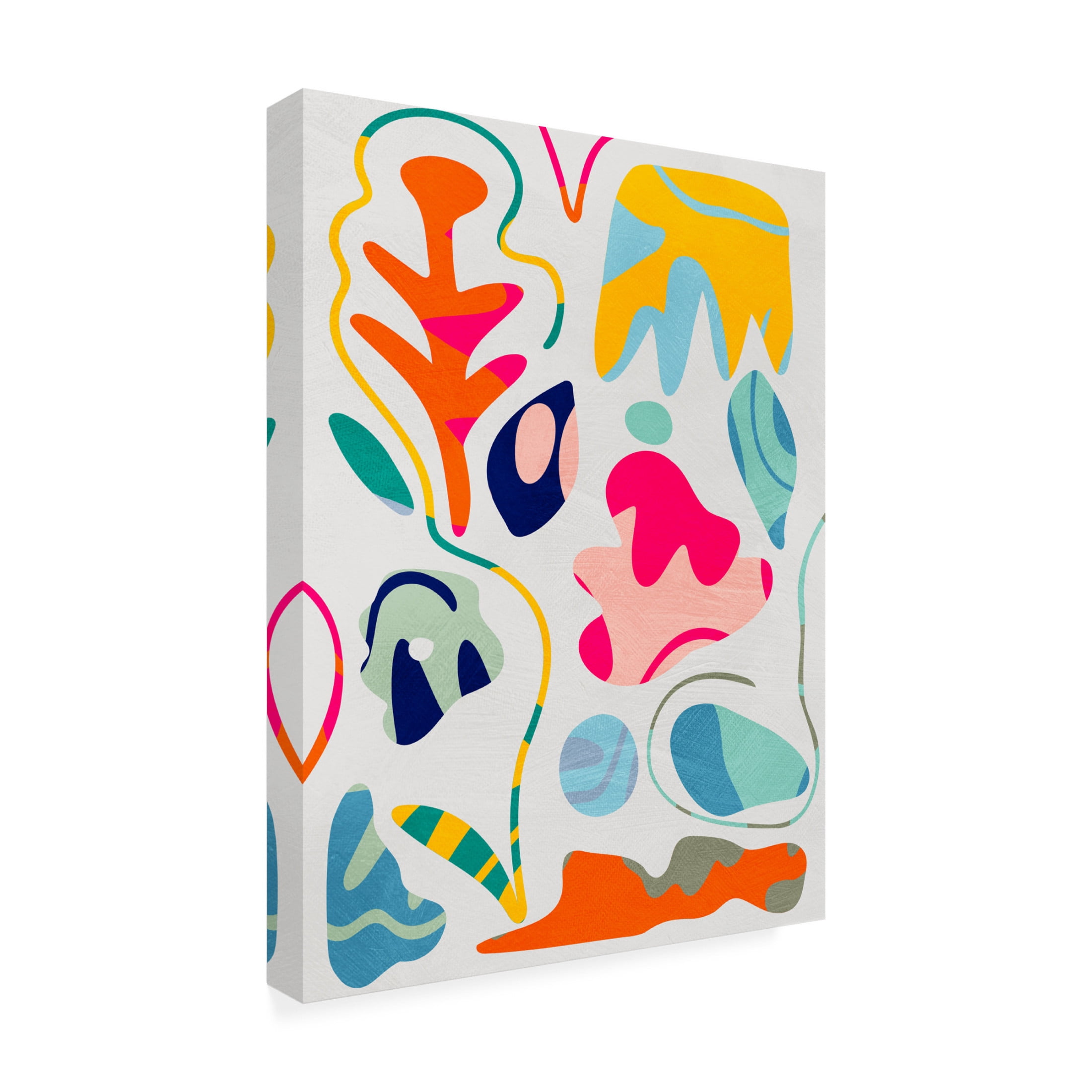 Trademark Fine Art Ana Rut Bre Matisse inspired shapes Canvas Wall Art