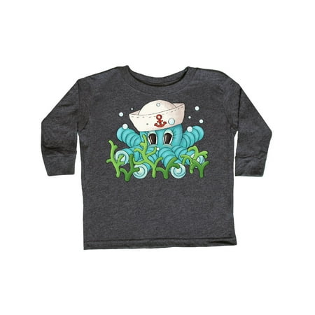 

Inktastic Gideon s Octopus Gift Toddler Boy Girl Long Sleeve T-Shirt