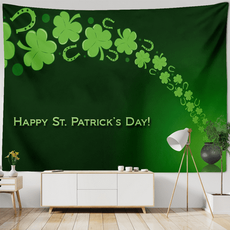 Image of Happy St. Patrick s Day Backdrop and Tablecloth Cartoon Theme Backdrops for Photo Studio