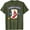 Military Green, variant on Donald Duck Baseball 1934 All-Star Confidence Sports DTG Print Unisex T-Shirt,Black Color,Size 3T