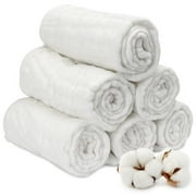 Ecovona Cotton Burp Cloth, 6pk Unisex