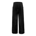 thumbnail image 2 of RUTAYY Men's Corduroy Pants Casual Comfort Straight Leg Solid Color Everyday Wear Durable Bottoms Business Holiday Vibrant Trousers, 2 of 9