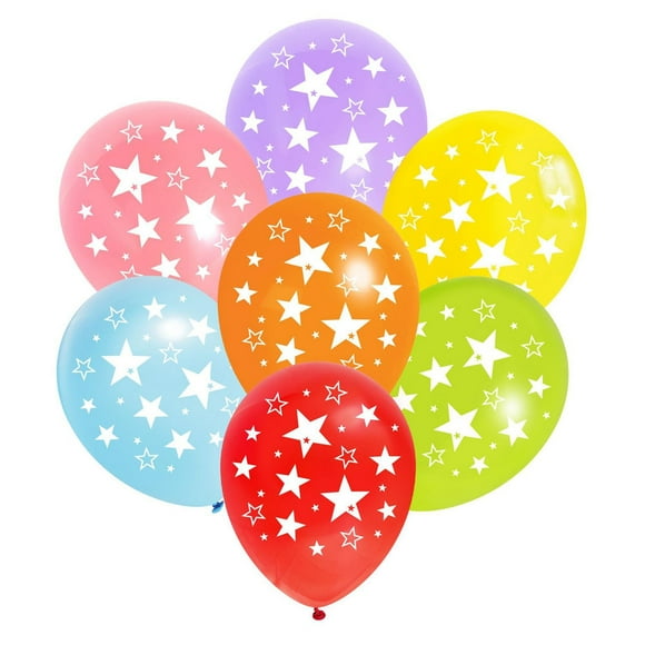 8 PCS BALLONS ÉTOILES (30cm) 8 PCS BALLONS ÉTOILES, ASSORTI