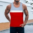 thumbnail image 2 of Ierhent Mens Muscle Tank Top Men's Tees & Tanks Moisture Wicking(Red,3XL), 2 of 6