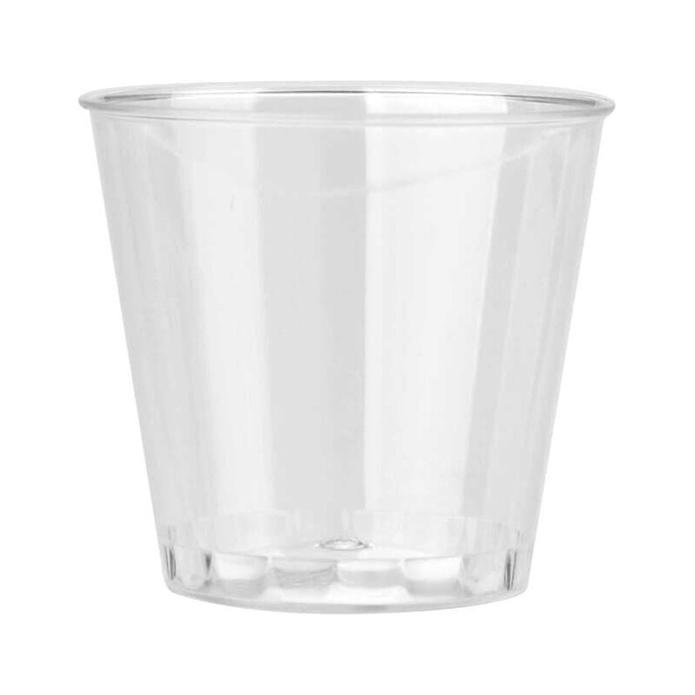 OAVQHLG3B Embellish 100 Plastic Shot Glasses 1 oz, Crystal Clear