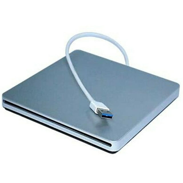 External CD DVD drive USB 3.0 MILFECH Portable Slim CD / DVD-RW Burner with Type C Plug & Play Superdrive for Laptop PC under Windows 7/8/10 / XP and Mac OS for Apple MacBook MacBook Pro MacbookAir