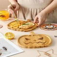 thumbnail image 5 of Halloween Pumpkin Ghost Wooden Charcuterie Boards, Bamboo Cheese Board Charcuterie Platter and Serving Tray Plate for Party, Meat and Cheese Tray for Party Decoration, 5 of 5
