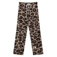 thumbnail image 3 of Animal Cheetah Print Pajama Pants Breathable with Pockets Pajamas For Lady Vintage Sleeping Pants Bedroom Homewear, 3 of 6