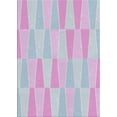 thumbnail image 1 of Ahgly Company Indoor Rectangle Patterned Pastel Light Blue Novelty Area Rugs, 4' x 6', 1 of 6