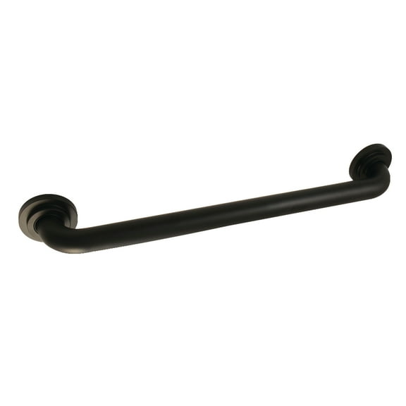 Kingston Brass DR414240 Manhattan 24-Inch X 1-1/4-Inch OD Grab Bar, Matte Black