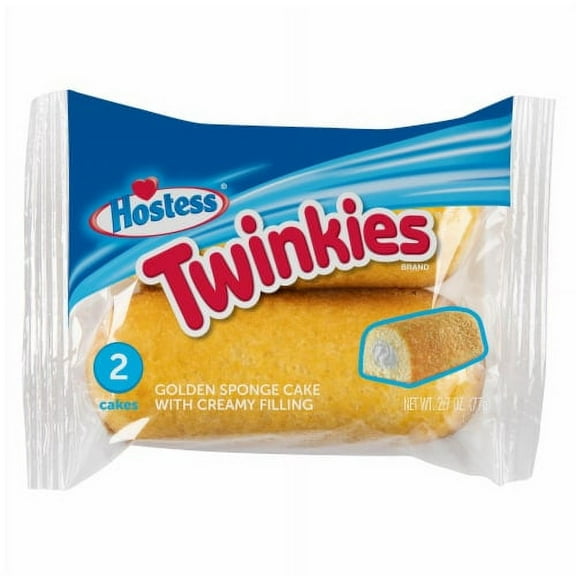 Pack of 2 - HOSTESS TWINKIES, Single Serve 2 ct / 2.70 oz