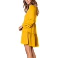 thumbnail image 3 of Robe Tunique d'Été pour Femmes Col en V Décontractée Ample Fluide, 3 of 5