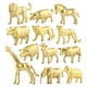 thumbnail image 1 of Juguetes de animales Sunnimix Figuras de juguetes 12 piezas dorado, 1 of 7