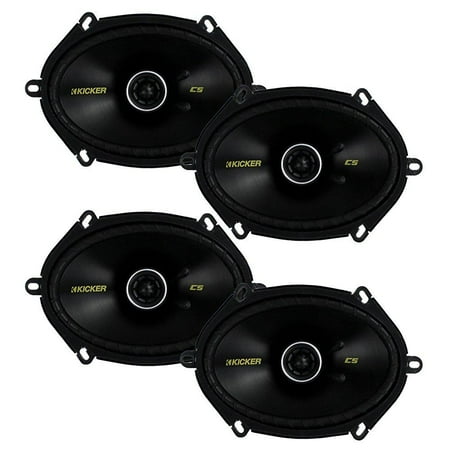 - 4) new kicker 40cs684 6x8 450w 2 way car coaxial speakers stereo audio cs684