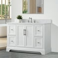 thumbnail image 4 of Vanity Art 48 x 22 x 34 in. Single Sink Bathroom Vanity with Quartz Top & Backsplash, White, 4 of 10
