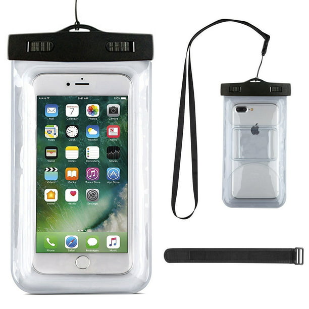 612px x 612px - Universal Waterproof Case, Mignova Cellphone Dry Bag Pouch with Lanyard  Armband Strap for Apple iPhone X,