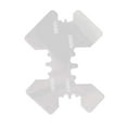 thumbnail image 2 of Leather Craft Tool Clear Acrylic Template Stencils Leather Corner Treatment Stainless Durable Stencil Handmade Zipper Fast Installation Tool, 2 of 8