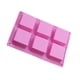 thumbnail image 2 of Molde Rectangular de Silicona Billuyoard Grado Alimenticio 6 Rejillas Rosa, 2 of 6