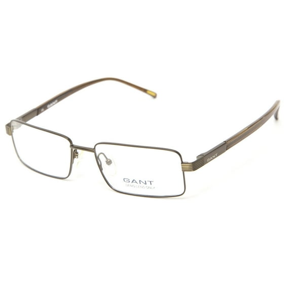 Gant Bert Rectangular Eyeglass Frames 55mm Satin Brown